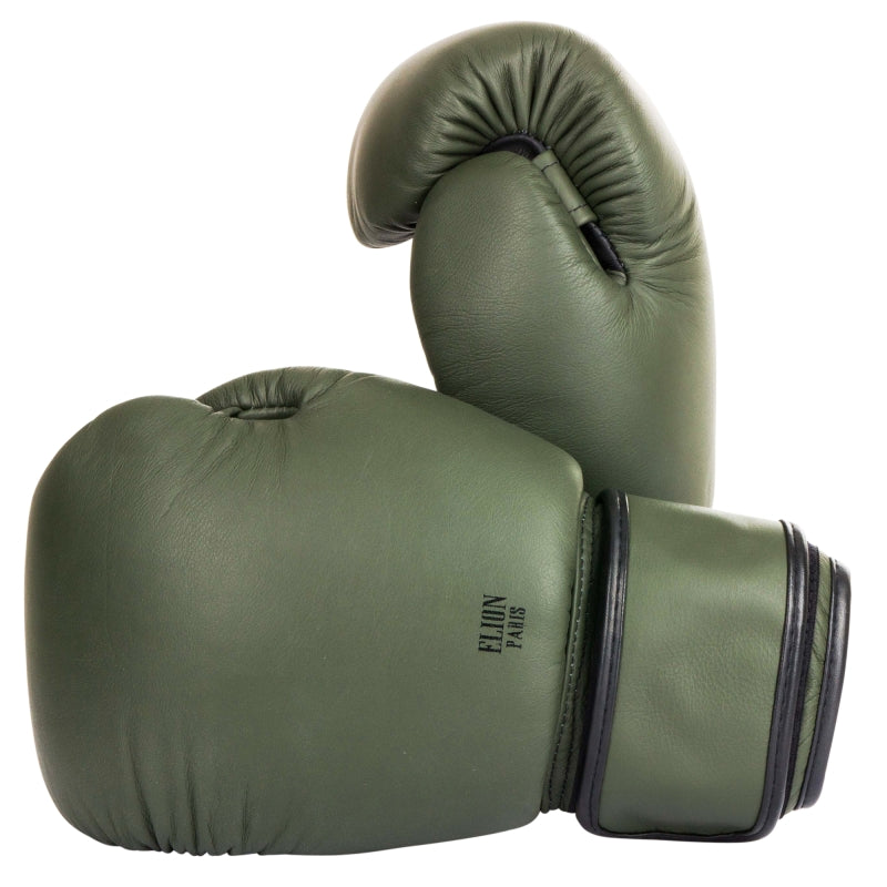 Gants de boxe Entrainement Elion COLLECTION PARIS - Kaki/noir